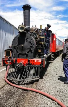 F class steam engine Fotos de archivo