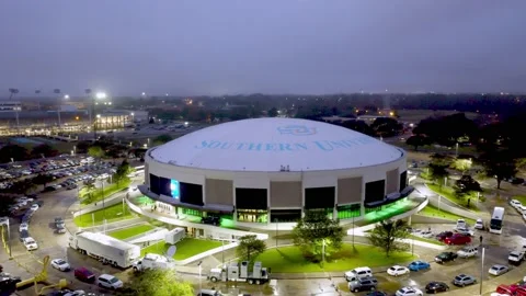 F. G. Clark Activity Center on the campus of Southern University Stock Footage 233209821
