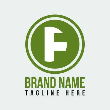 F Letter mark logo vector illustration Stock Illustration