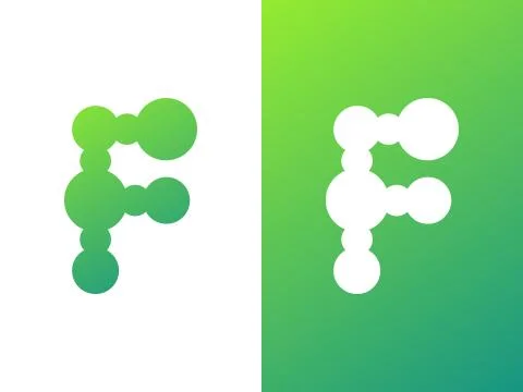 F Logo Design Stock Illustration