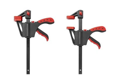 F type woodworking clip quick grip Stock Photos