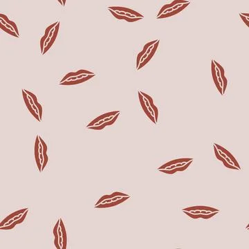 F v letter mouth animate glyph seamless pattern 스톡 일러스트