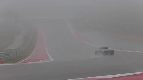 F1, Formula 1 car at COTA, Circuit of the Americas Stock Footage 54393817