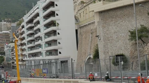 F1 Monaco - Tunnel Exit Video stock 50655888