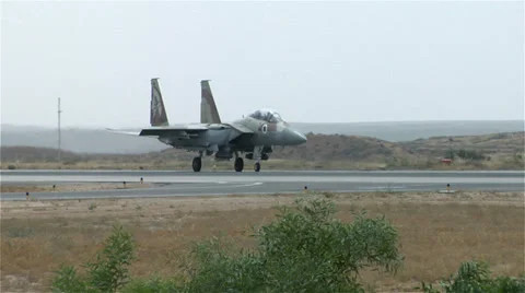 F15 Falcon take off Stock-Footage 37035323