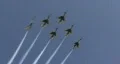 F16 Jet Fighter Fly Over - Thunderbirds Are Go! HD Footage
