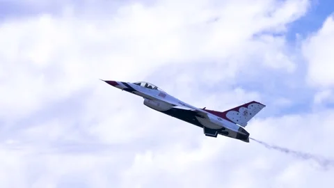 F16 Jet Performing Stock Footage 271118018