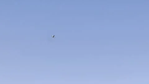 F16 Pass by and Corkscrew Stock Footage 280460041
