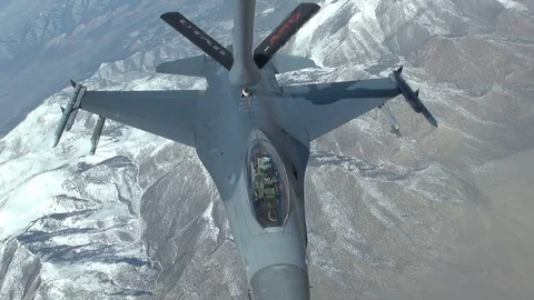 F16s in flight at Utah - 2012 Stock Footage 104319851