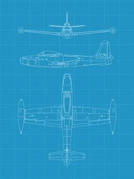 F84 Thunderjet Stock Illustration