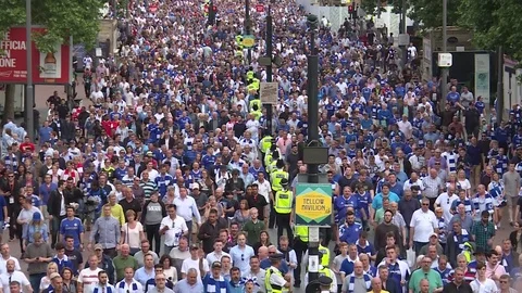 FA CUP FINAL 2017 WEMBLEY CHELSEA V ARSENAL Stock Footage 76367875
