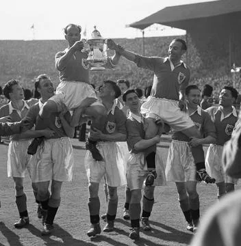 FA Cup Final: Blackpool 4 Bolton 3 Stock Photos