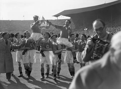 FA Cup Final: Blackpool 4 Bolton 3 Stock Photos