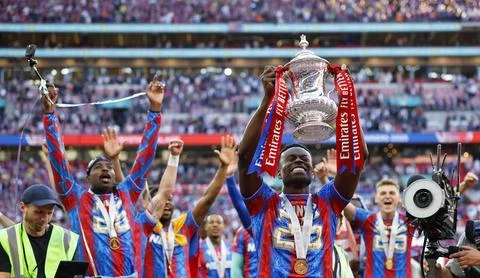 FA Cup Final - Crystal Palace vs Manchester City, London, United Kingdom - 17 Ma Stock Photos