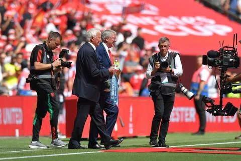 FA Cup Final: Man City 2 Man Utd 1 Stock Photos