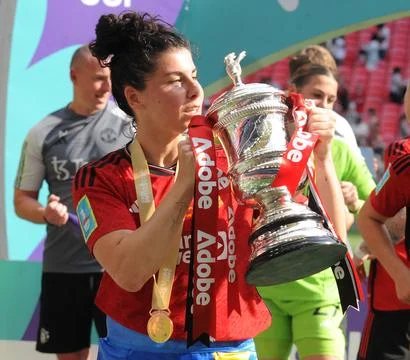 FA Cup Final Man Utd 4 Spurs 0 Stock Photos