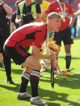 FA Cup FinalL Man Utd 2 Man City 1 Stock Photos