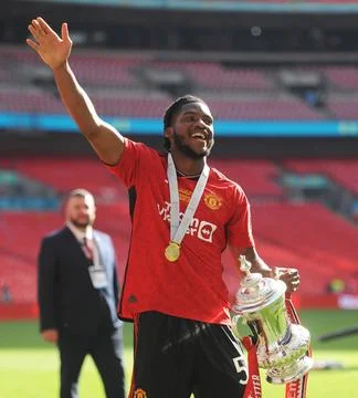 FA Cup FinalL Man Utd 2 Man City 1 Stock Photos
