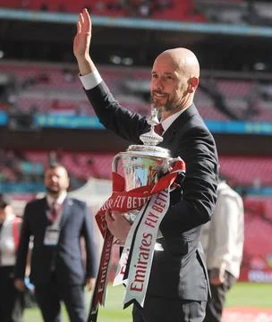 FA Cup FinalL Man Utd 2 Man City 1 Stock Photos