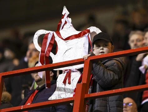 FA Cup R3: Forest 1 Arsenal 0 Stock Photos
