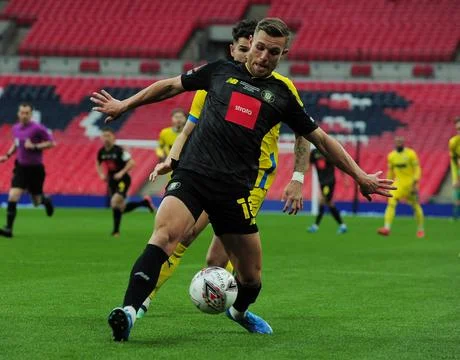 FA Trophy Final: Concord 0 Harrogate 1 Stock Photos