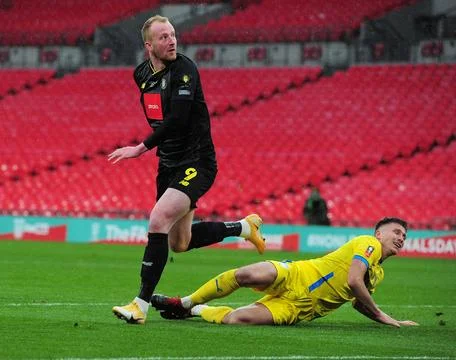 FA Trophy Final: Concord 0 Harrogate 1 Stock Photos