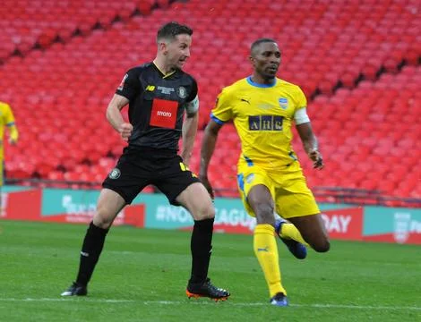 FA Trophy Final: Concord 0 Harrogate 1 Stock Photos