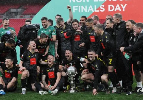 FA Trophy Final: Concord 0 Harrogate 1 Stock Photos