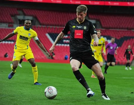 FA Trophy Final: Concord 0 Harrogate 1 Stock Photos