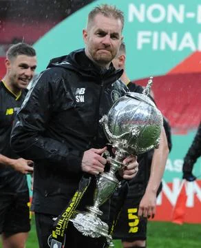 FA Trophy Final: Concord 0 Harrogate 1 Stock Photos
