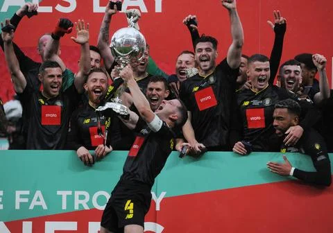 FA Trophy Final: Concord 0 Harrogate 1 Stock Photos
