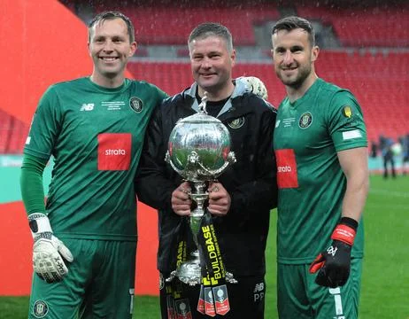 FA Trophy Final: Concord 0 Harrogate 1 Stock Photos