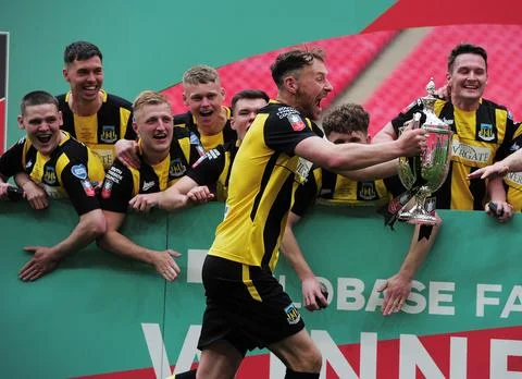 FA Vase Final: Consett 2 Hebburn 3 Stock Photos
