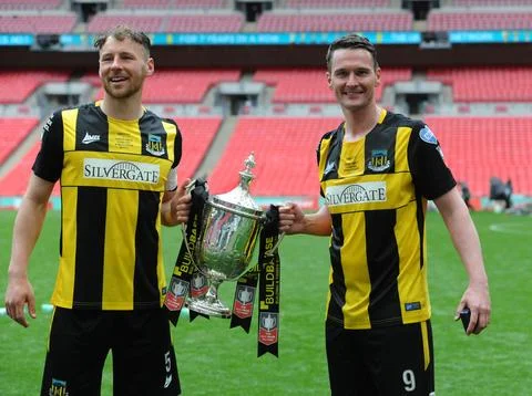 FA Vase Final: Consett 2 Hebburn 3 Stock Photos