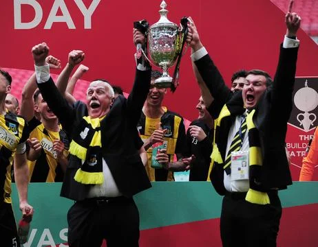 FA Vase Final: Consett 2 Hebburn 3 Stock Photos