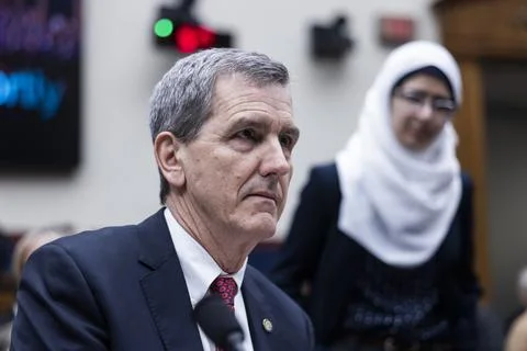 FAA Administrator Michael Whitaker testifies before the House, Washington, USA - Stock Photos