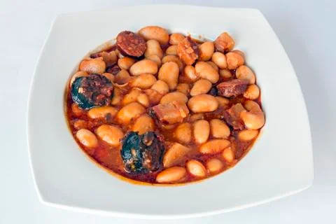 Fabada stew Stock Photos