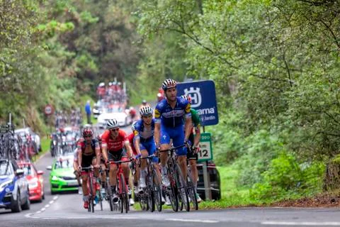 Fabio Sabatini pulling a group that was in break Stock Photos