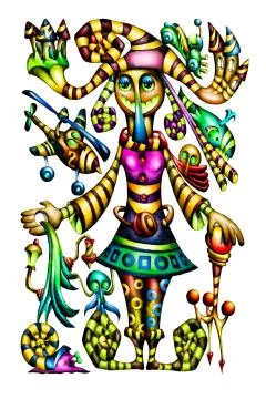 Fable fun illustration Stock Illustration