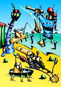 Fable fun illustration Stock Illustration