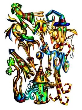 Fable fun illustration Stock Illustration