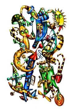 Fable fun illustration Stock Illustration