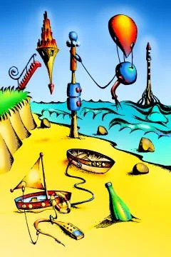 Fable fun illustration Stock Illustration