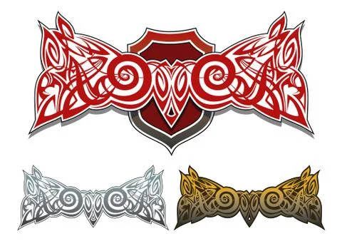 Fabled whimsical pattern Stock Illustration