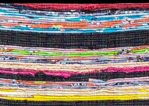 Fabric alternation detail pattern Stock Photos