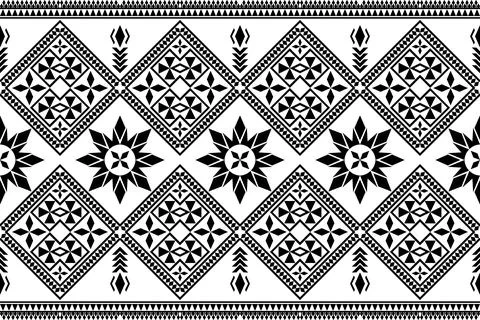 Fabric american pattern Stock Illustration