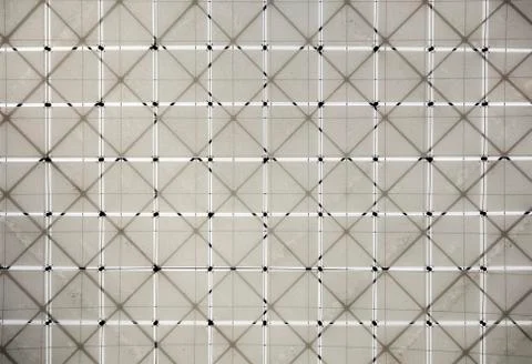 Fabric and lattice pattern Foto stock