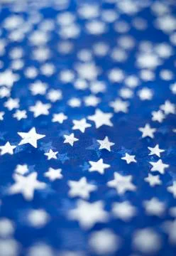 Fabric with asterisks Stock Photos