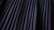 Fabric As Background. 4K, Slow Motion, Blue Pleated Fabric Stock Footage