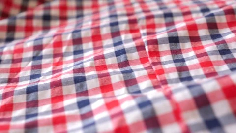 Fabric as background. 4k, slow motion, cloth in cage Stock-Footage 81726783
